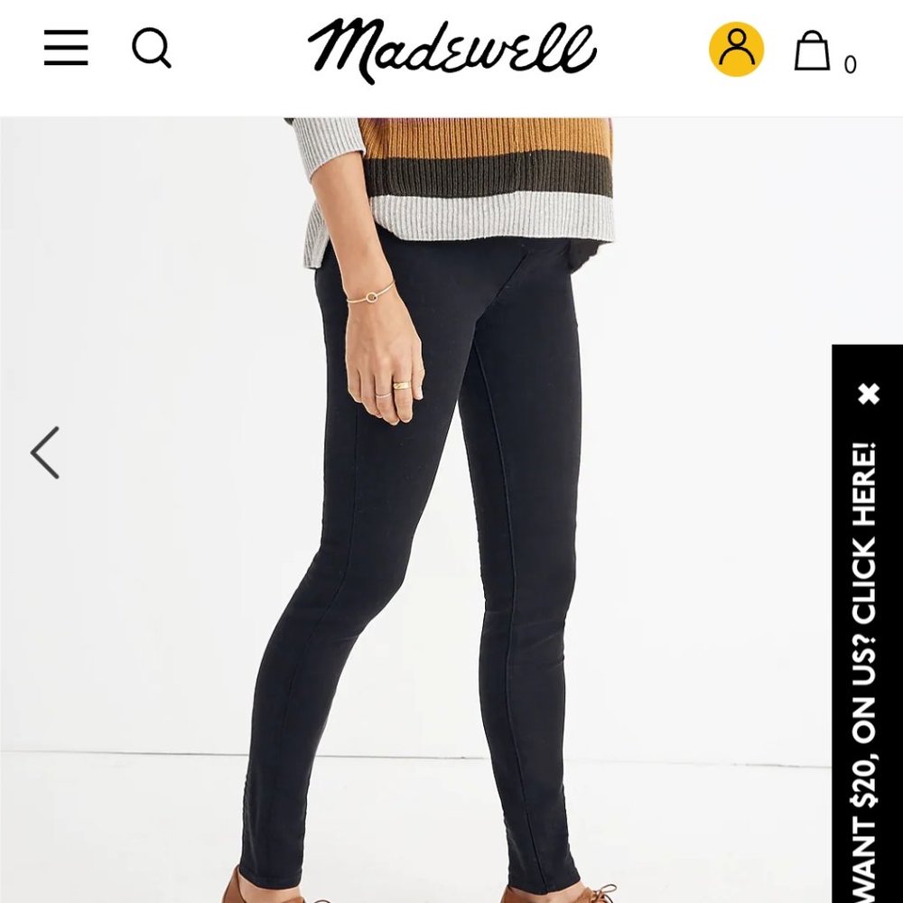 Madewell Black Skinny Jeans